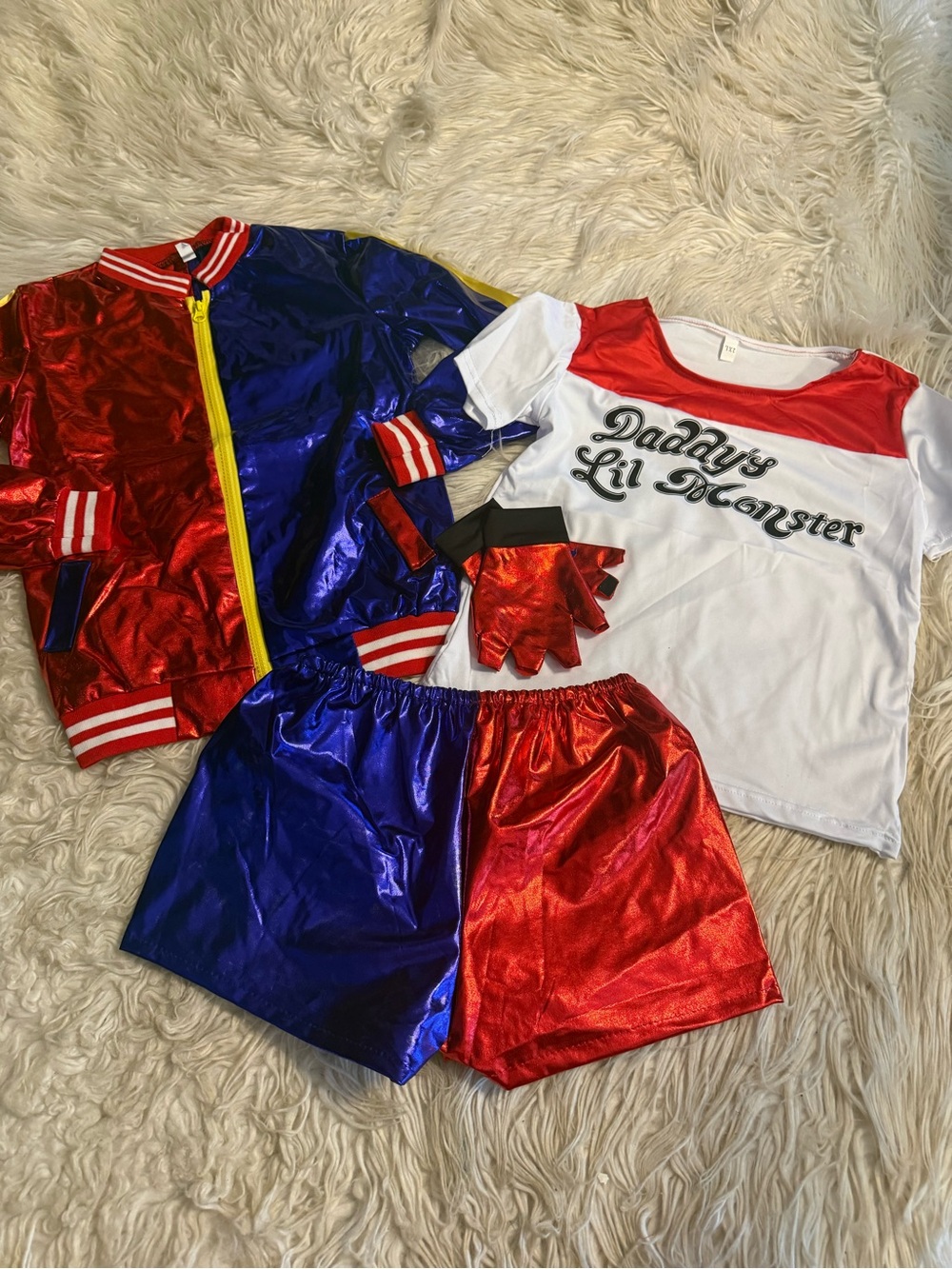 Girls Harley Quinn costume (D14)